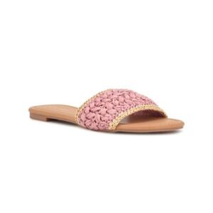 Nine West Beehive Slide Sandals Pink 9.5